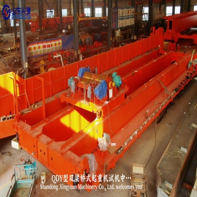 QDY雙梁橋式起重機(jī)試機(jī)！